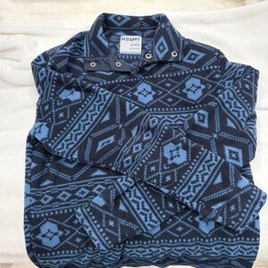 Old Navy Blue Patterned Sweatshirt